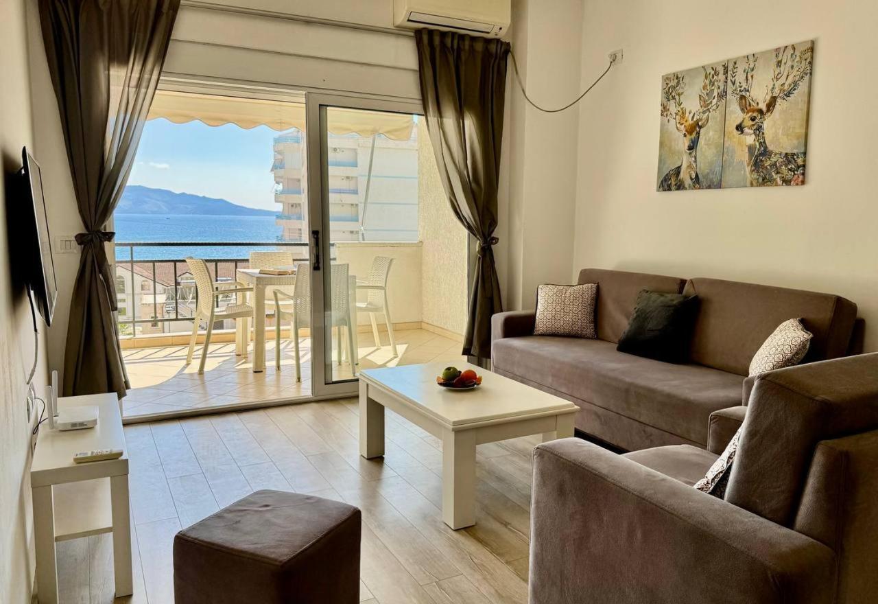 Morina Sea View Apartment Saranda Kültér fotó